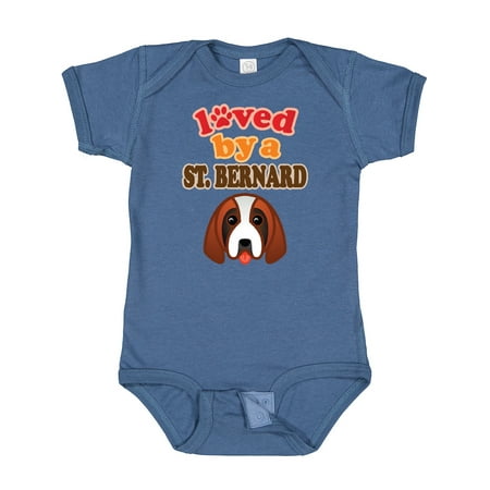 Inktastic St Bernard Dog Lover Gift Baby Boy or Baby Girl Bodysuit