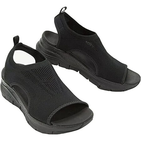 Comfy Knit Thick Bottom Fish Mouth Casual Sandals Mesh Soft Sole Casual Women s Shoes Summer Washable Slingback Orthopedic Slide Sport Sandals (8 Brown)
Comfy Knit Thick Bottom Fish Mouth Casual Sandals Mesh Soft Sole Casual Women s Shoes Summer Washable Slingback Orthopedic Slide Sport Sandals (8 Brown)