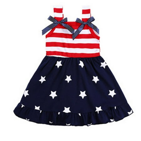 Toddler Kids Baby Girls 4th of July Outfit Straps Bowknot Stars Striped Ruffle Tutu Dress Independence Day Clothes Sundress
Toddler Kids Baby Girls 4th of July Outfit Straps Bowknot Stars Striped Ruffle Tutu Dress Independence Day Clothes Sundress