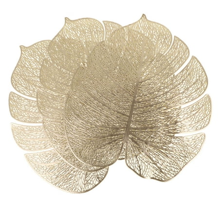3pcs Cup Placemat PVC Monstera Design Coasters Dining Mat Imitation Plant Coasters (Golden)
3pcs Cup Placemat PVC Monstera Design Coasters Dining Mat Imitation Plant Coasters (Golden)