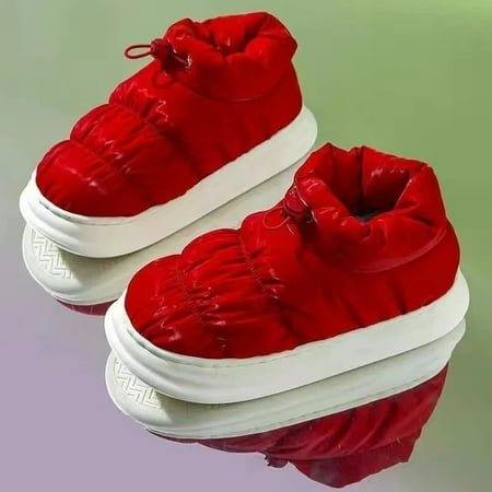 CoCopeanut Winter Waterproof Down Cloth Warm High Top Plush Slippers Women New Couple Home Cotton Shoes Leisure Snow Boots Thick Bottom
CoCopeanut Winter Waterproof Down Cloth Warm High Top Plush Slippers Women New Couple Home Cotton Shoes Leisure Snow Boots Thick Bottom