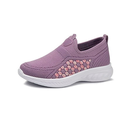 Sanviglor Ladies Walking Shoe Breathable Sneakers Sport Shoes Casual Lightweight Non-slip Athletic Sneaker Comfort Mesh Trainers Purple 4.5
Sanviglor Ladies Walking Shoe Breathable Sneakers Sport Shoes Casual Lightweight Non-slip Athletic Sneaker Comfort Mesh Trainers Purple 4.5