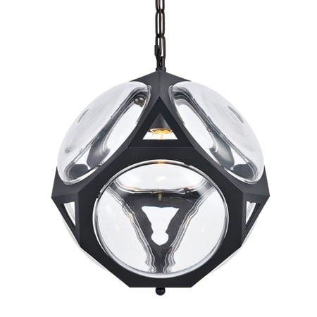 Elegant Lighting 1710D12 Vega 1 Light 13 Wide Pendant - Black
Elegant Lighting 1710D12 Vega 1 Light 13 Wide Pendant - Black