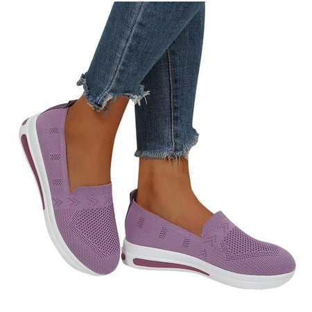 Zanvin Womens Slip On Sneakers Clearance Women s Ladies Shoes Casual Daily Buckle Closed Toe Platform Sneakers Mesh Shoes Slip On Shoes Purple 42
Zanvin Womens Slip On Sneakers Clearance Women s Ladies Shoes Casual Daily Buckle Closed Toe Platform Sneakers Mesh Shoes Slip On Shoes Purple 42