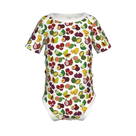 Adobk Colorful Fruits Print Baby Climbing Clothes Jumpsuit Rompers Classic Rompers Child Short sleeve Bodysuits-6 Months
Adobk Colorful Fruits Print Baby Climbing Clothes Jumpsuit Rompers Classic Rompers Child Short sleeve Bodysuits-6 Months