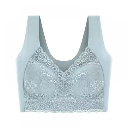 Xmarks Women Wireless Seamless High Side Underarm Fat Smooth Comfort Bra Blue 85DE/90ABC
Xmarks Women Wireless Seamless High Side Underarm Fat Smooth Comfort Bra Blue 85DE/90ABC