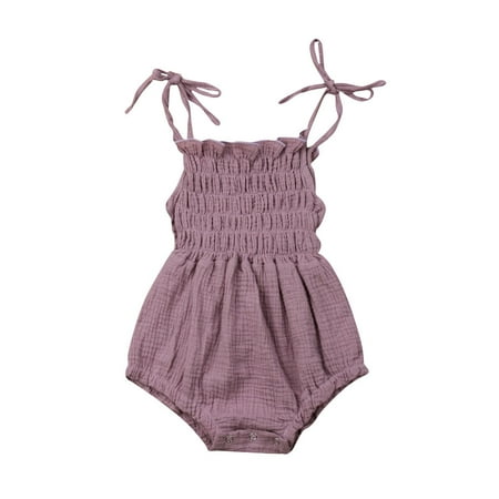 ZIYIXIN Infant Baby Kids Girl Jumpsuit Romper Bodysuit Cotton Summer Clothes Outfits Purple 3-6 Months
ZIYIXIN Infant Baby Kids Girl Jumpsuit Romper Bodysuit Cotton Summer Clothes Outfits Purple 3-6 Months