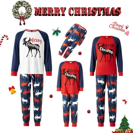 Christmas Family Matching Pajamas Sets Elk Printed Tops Pants Xmas Sleepwear Holiday Loungewear Jammies Pjs Outfit
Christmas Family Matching Pajamas Sets Elk Printed Tops Pants Xmas Sleepwear Holiday Loungewear Jammies Pjs Outfit