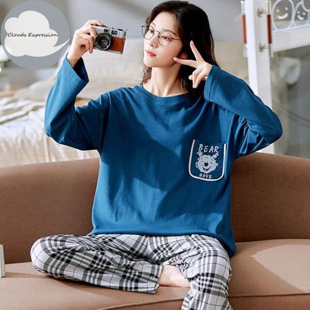 QWZNDZGR Autumn Winter Long-sleeved Men s Cotton Pajamas Letter Striped Cartoon Pajama Sets Casual Men Pyjamas Plus Size 3XL Pijama Set
QWZNDZGR Autumn Winter Long-sleeved Men s Cotton Pajamas Letter Striped Cartoon Pajama Sets Casual Men Pyjamas Plus Size 3XL Pijama Set