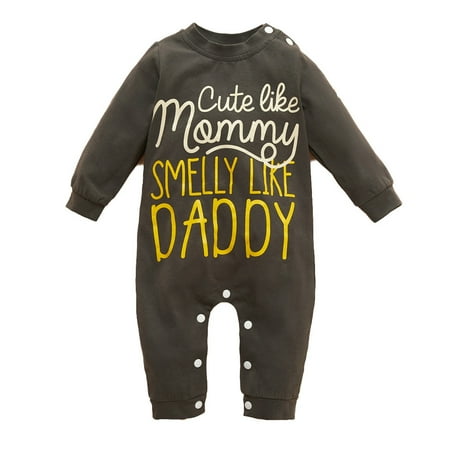 Dadaria Cute Baby Boys Girls Clothes Newborn 0-12M Newborn Infant Cute Letter Keep Warm Romper Outfits Set Gray 100 Toddler
Dadaria Cute Baby Boys Girls Clothes Newborn 0-12M Newborn Infant Cute Letter Keep Warm Romper Outfits Set Gray 100 Toddler