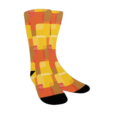 Retro Colorful Squares with Rounded Corners Abstract Pattern Vintage Style Geometric Art Multicolor Custom Socks for Women
Retro Colorful Squares with Rounded Corners Abstract Pattern Vintage Style Geometric Art Multicolor Custom Socks for Women