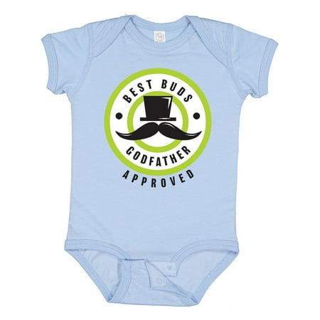 Inktastic Best Buds Godfather Approved with Tophat and Mustache Boys Baby Bodysuit
Inktastic Best Buds Godfather Approved with Tophat and Mustache Boys Baby Bodysuit