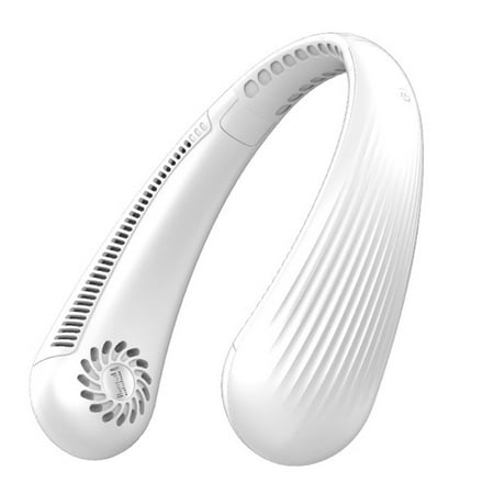 Cooling Neck Fan 3 Speeds Adjustable Wearable Personal Fan Button Control Solid Color White
Cooling Neck Fan 3 Speeds Adjustable Wearable Personal Fan Button Control Solid Color White