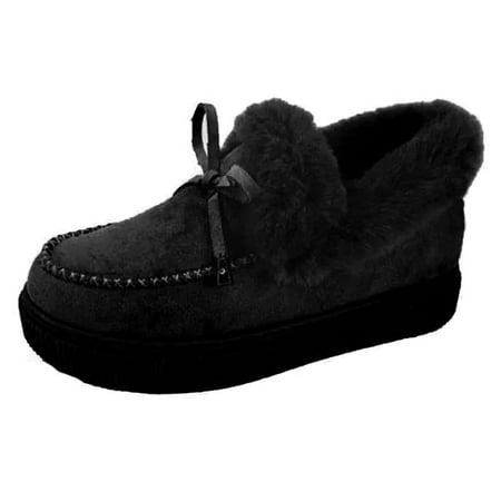 Goxfaca Snow Boots Loafer Flats | Cozy Arch-Support Shoes Winter Platform with Fleece for Girls | Bootie Breathable House Shoes Indoor Outdoor Vintage Solid Color
Goxfaca Snow Boots Loafer Flats | Cozy Arch-Support Shoes Winter Platform with Fleece for Girls | Bootie Breathable House Shoes Indoor Outdoor Vintage Solid Color