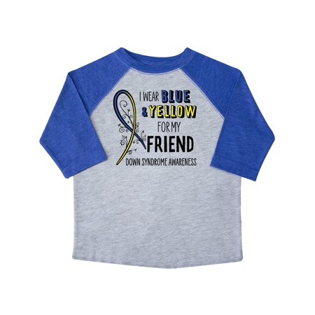 Inktastic I Wear Blue and Yellow for my Friend- Down Syndrome awareness Gift Toddler Boy or Toddler Girl T-Shirt
Inktastic I Wear Blue and Yellow for my Friend- Down Syndrome awareness Gift Toddler Boy or Toddler Girl T-Shirt