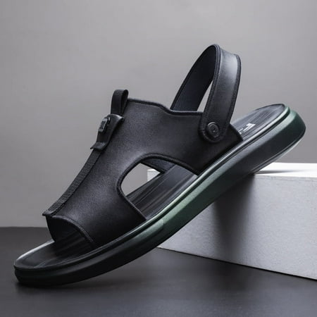 HOLEX Sandals for Men Leather Casual Open Toe Beach Sandal Outdoor Comfortable Slip On Slide Anti Slip Arch Support Slipper
HOLEX Sandals for Men Leather Casual Open Toe Beach Sandal Outdoor Comfortable Slip On Slide Anti Slip Arch Support Slipper