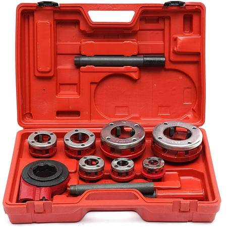 Electric Pipe Threader Tool Kit w/ 6 Dies 1/2-2 2300W 220V Portable Handheld Pipe Threader Threading Machine with Storage Case
Electric Pipe Threader Tool Kit w/ 6 Dies 1/2-2 2300W 220V Portable Handheld Pipe Threader Threading Machine with Storage Case