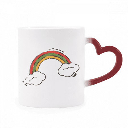 Rainbow Weather Wind Illustration Pattern Heat Sensitive Mug Red Color Changing Stoneware Cup
Rainbow Weather Wind Illustration Pattern Heat Sensitive Mug Red Color Changing Stoneware Cup