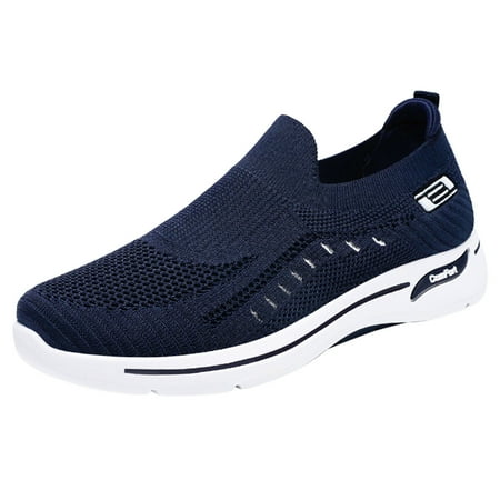 SEMIMAY Fashion Spring And Summer Men Sports Shoes Flat Bottom Soft Bottom Non Slip Solid Color Fly Woven Mesh Breathable Slip On Comfortable Casual Style Blue
SEMIMAY Fashion Spring And Summer Men Sports Shoes Flat Bottom Soft Bottom Non Slip Solid Color Fly Woven Mesh Breathable Slip On Comfortable Casual Style Blue