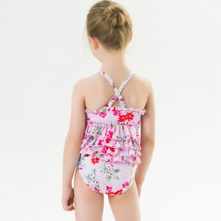 Gubotare Toddler Girls Sleeveless Floral Print Beach Bathing Swimsuit Onesie Swimsuit Bikini Swimwear Bikini Cover up Girls Pink 2-3 Years
Gubotare Toddler Girls Sleeveless Floral Print Beach Bathing Swimsuit Onesie Swimsuit Bikini Swimwear Bikini Cover up Girls Pink 2-3 Years