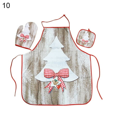 Yesbay 1 Set Practical Insulated Glove Soft Wear Fabric Decorative Hanging Christmas Apron Insulated Pad
Yesbay 1 Set Practical Insulated Glove Soft Wear Fabric Decorative Hanging Christmas Apron Insulated Pad