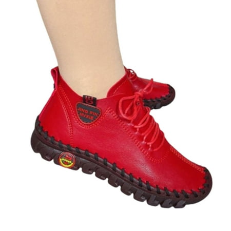 New Spring Casual Women Shoes Beef Tendon Bottom Lace Up Leather Flats Slip-On Mom Shoe Single Shoes Flat Bottom Mother Shoes
New Spring Casual Women Shoes Beef Tendon Bottom Lace Up Leather Flats Slip-On Mom Shoe Single Shoes Flat Bottom Mother Shoes