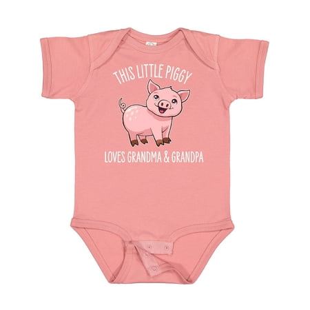 Inktastic This Little Piggy Loves Grandma and Grandpa- Cute Gift Baby Boy or Baby Girl Bodysuit
Inktastic This Little Piggy Loves Grandma and Grandpa- Cute Gift Baby Boy or Baby Girl Bodysuit