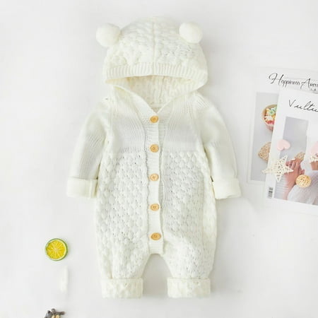 SUWHWEA Newborn Infant Baby Girls Boys Winter Warm Coat Knit Outwear Hooded Jumpsuit Toddler Clothes 2022 Christmas Early Access 50% Deals
SUWHWEA Newborn Infant Baby Girls Boys Winter Warm Coat Knit Outwear Hooded Jumpsuit Toddler Clothes 2022 Christmas Early Access 50% Deals