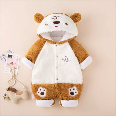 ZMHEGW Jacket For Toddler Baby Girl Boy Cute Animal Long Sleeves Cartoon Ears Hooded Button Romper Warm Jumpsuit Outfits Kid Coats
ZMHEGW Jacket For Toddler Baby Girl Boy Cute Animal Long Sleeves Cartoon Ears Hooded Button Romper Warm Jumpsuit Outfits Kid Coats