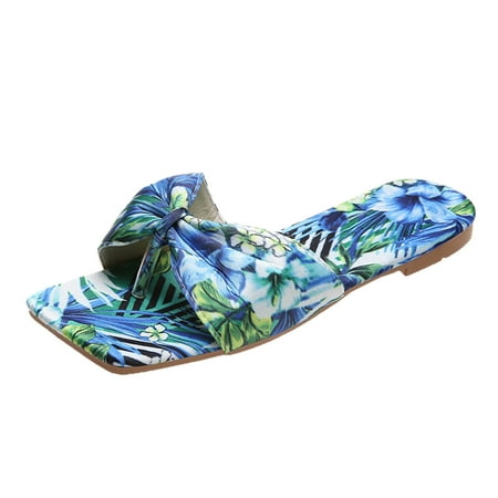 Cptfadh Slippers For Women Shoes Women s Fashion Summer Bow Outer Wear Flat Square Toe Sandals And Slippers
Cptfadh Slippers For Women Shoes Women s Fashion Summer Bow Outer Wear Flat Square Toe Sandals And Slippers