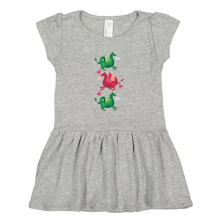 Inktastic Dragon Lover Cute Fantasy Gift Toddler Girl Dress