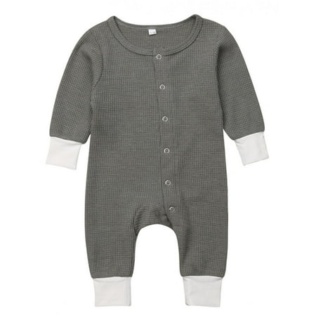 Baby Boys Girls Long Sleeve Knit Romper Front Button One-Piece Jumpsuit Fall Winter Green 9-12M
Baby Boys Girls Long Sleeve Knit Romper Front Button One-Piece Jumpsuit Fall Winter Green 9-12M