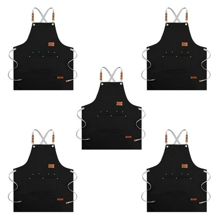 5X Chef Apron-Cross Back Apron for Men Women Cooking Aprons with Adjustable Straps and Large Pockets(Black)
5X Chef Apron-Cross Back Apron for Men Women Cooking Aprons with Adjustable Straps and Large Pockets(Black)