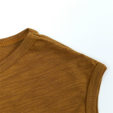 Cathalem Undershirts Boys Toddler Kids Girls Boys Short Classic Loose Soft Sleeveless Solid T Shirt Tee Tops Clothes Us Apparel Shirt Khaki 6 Years
Cathalem Undershirts Boys Toddler Kids Girls Boys Short Classic Loose Soft Sleeveless Solid T Shirt Tee Tops Clothes Us Apparel Shirt Khaki 6 Years