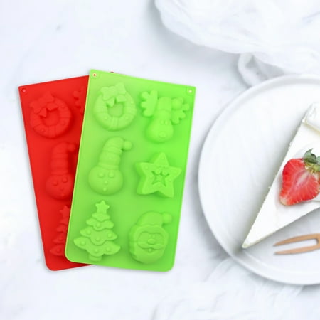 Yin Christmas Baking Mold Reusable BPA Free Baking Tools 6-Cavity Snowman Reindeer Sleigh Soap Chocolate Mold for Home
Yin Christmas Baking Mold Reusable BPA Free Baking Tools 6-Cavity Snowman Reindeer Sleigh Soap Chocolate Mold for Home