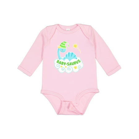 Inktastic Baby-Saurus with Cute Blue Dinosaur on a Cloud Gift Baby Boy or Baby Girl Long Sleeve Bodysuit
Inktastic Baby-Saurus with Cute Blue Dinosaur on a Cloud Gift Baby Boy or Baby Girl Long Sleeve Bodysuit