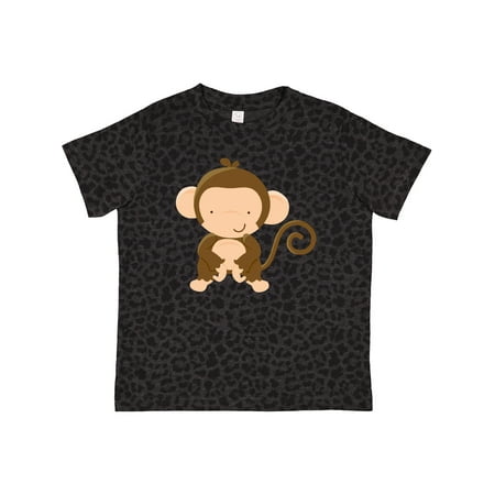 Inktastic Happy Monkey Gift Toddler Boy or Toddler Girl T-Shirt