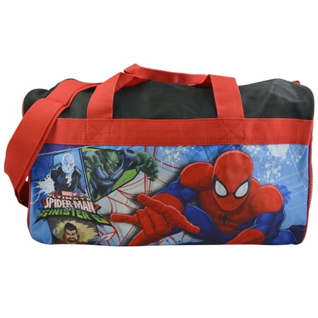 Marvel Spiderman Duffle Bag Carry On Bag W Bonus Marvel Spiderman Duffle Bag Carry On Bag W Bonus
