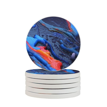 Circular Drink Coasters Set Colorful Abstract Lava Background Beautiful Home Decor Diatomite Heat-Resistant Diatomite Protect Table Countertop
Circular Drink Coasters Set Colorful Abstract Lava Background Beautiful Home Decor Diatomite Heat-Resistant Diatomite Protect Table Countertop