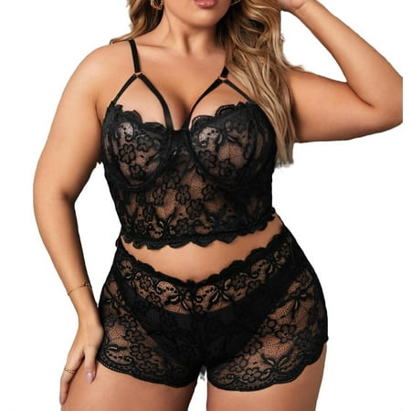 Sexy Sets Black Plus Size Sexy Lingerie (Women s)
Sexy Sets Black Plus Size Sexy Lingerie (Women s)