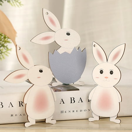 XINHUADSH 2Pcs Easter Pendant Accurate Cutting 3D Engraving Wood Lovely Rabbit Bunny Hanging Sign Slice Home Decor
XINHUADSH 2Pcs Easter Pendant Accurate Cutting 3D Engraving Wood Lovely Rabbit Bunny Hanging Sign Slice Home Decor