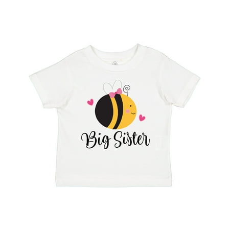 Inktastic Big Sister Announcement Honeybee Gift Toddler Toddler Girl T-Shirt