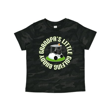 Inktastic Grandpa s Little Golf Buddy Gift Toddler Boy Girl T-Shirt