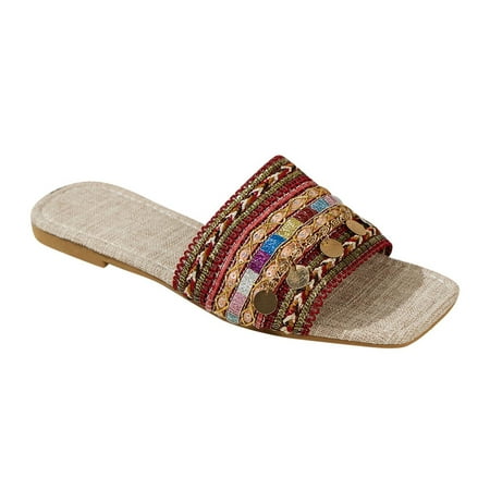 Women Sandals clearance for Juebong Slides for Women Flat Slide Sandals Slip On Open Toe Sandals Casual Style for Summer Outdoor Indoor
Women Sandals clearance for Juebong Slides for Women Flat Slide Sandals Slip On Open Toe Sandals Casual Style for Summer Outdoor Indoor