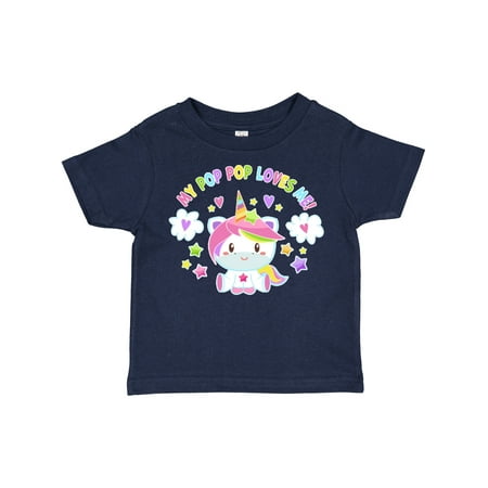 Inktastic My Pop Pop Loves Me with Cute Rainbow Unicorn Gift Toddler Boy or Toddler Girl T-Shirt
Inktastic My Pop Pop Loves Me with Cute Rainbow Unicorn Gift Toddler Boy or Toddler Girl T-Shirt