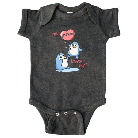 Inktastic My Grandma Loves Me Gift Baby Boy or Baby Girl Bodysuit