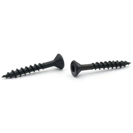 #8 x 3 1/2 Deep Thread Wood Screws / Square / Flat Head / Type 17 Pt / Steel / Black Oxide / With Nibs - 1500 Piece Carton
#8 x 3 1/2 Deep Thread Wood Screws / Square / Flat Head / Type 17 Pt / Steel / Black Oxide / With Nibs - 1500 Piece Carton