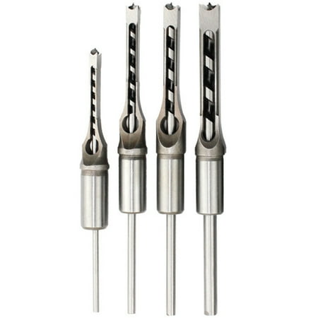 4 Pcs Metal Hole Punch Tool Woodworking Square Drill Bit Mortising Attachment for Press Tools
4 Pcs Metal Hole Punch Tool Woodworking Square Drill Bit Mortising Attachment for Press Tools