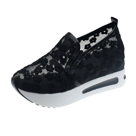 Kcodviy Ladies Breathable Lace Casual Dress Shoes For Women Low Heel Mesh Flower Embroidery Thick Dress Casual Womens Shoes Bottom Comfortable Casual Shoes High Top Casual Shoes For
Kcodviy Ladies Breathable Lace Casual Dress Shoes For Women Low Heel Mesh Flower Embroidery Thick Dress Casual Womens Shoes Bottom Comfortable Casual Shoes High Top Casual Shoes For