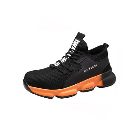 Ritualay Women Men Work Boots Lace Up Protection Boot Steel Toe Safety Shoe Insulated Comfort Industrial Construction Slip Resistant Orange Bottom 7.5
Ritualay Women Men Work Boots Lace Up Protection Boot Steel Toe Safety Shoe Insulated Comfort Industrial Construction Slip Resistant Orange Bottom 7.5